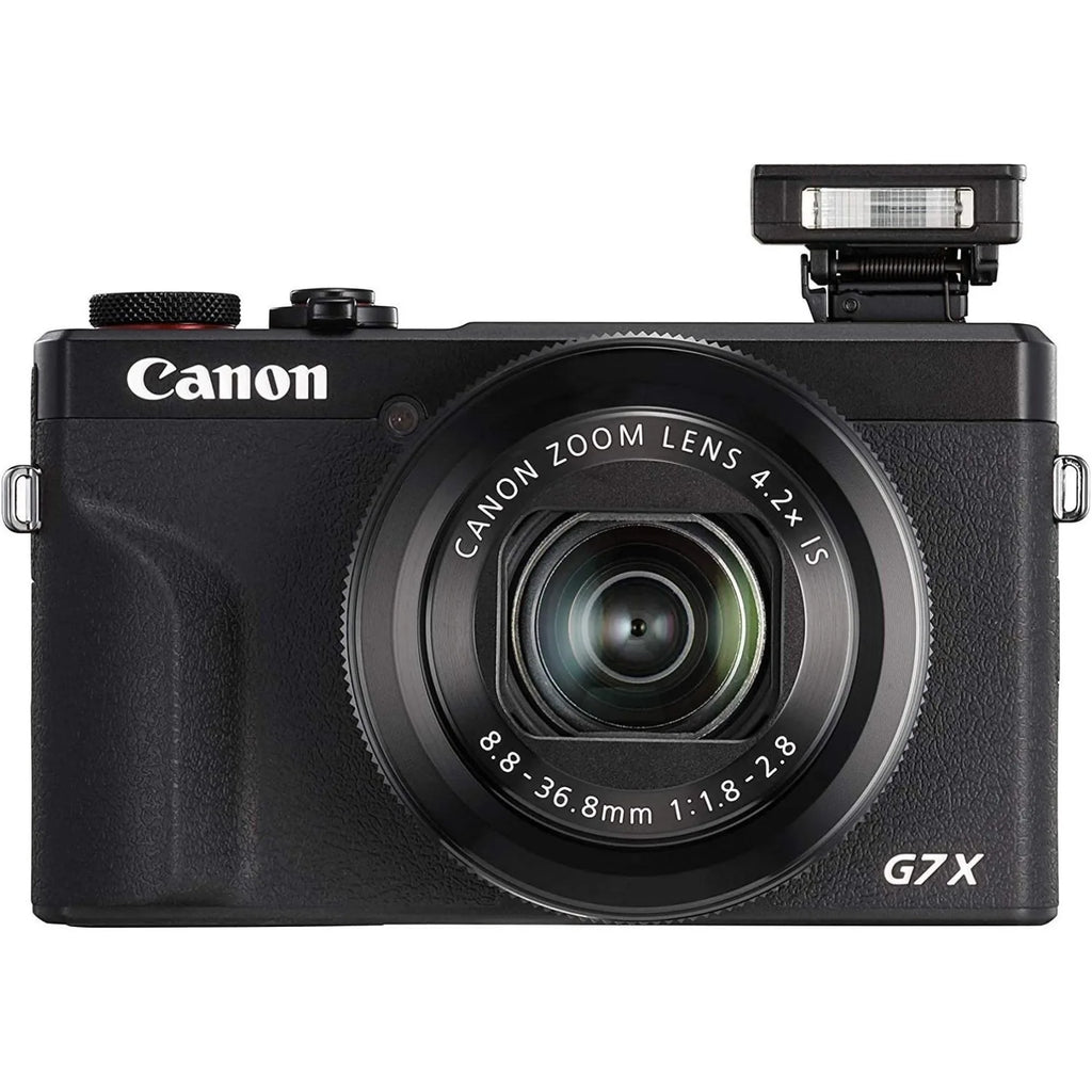 Canon PowerShot G7 X Mark III Digital Camera, 20.1MP 1-inch Sensor, 4K Video, 24-100mm f/1.8-2.8 Lens, Flip Touchscreen, Wi-Fi & Bluetooth, Black