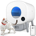 Fumoi Smart Self Cleaning Cat Litter Box, Large Capacity Automatic Cat Litter Box with App Control & Safety Protection for Multi