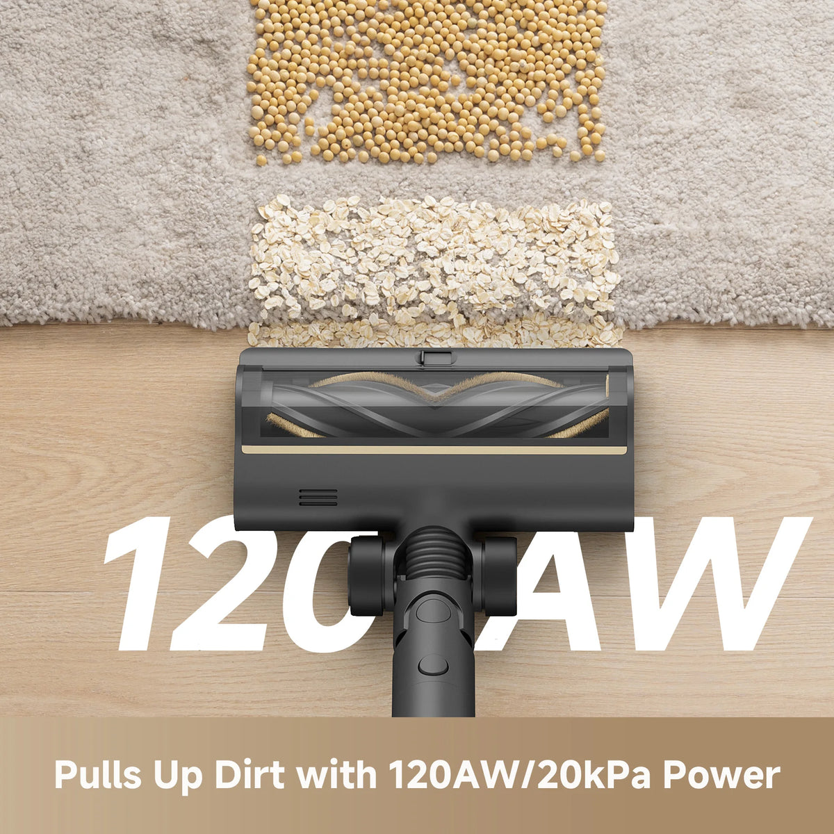 Dreame CleanX W10 Cordless Stick Vacuum, 120AW Strong Suction, 5 Layer Filtration, Celeste LED Illumination, Hard Floor & Carpet Cleaning, 60 Min Battery Life, LED Screen, Versatile Attachments