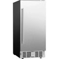 Beverage Rerigerator 15 Inch, Under Counter 127 Can Beverage ridge with StainlSteel Door, Beverage Cooler Built-in and Undercoun