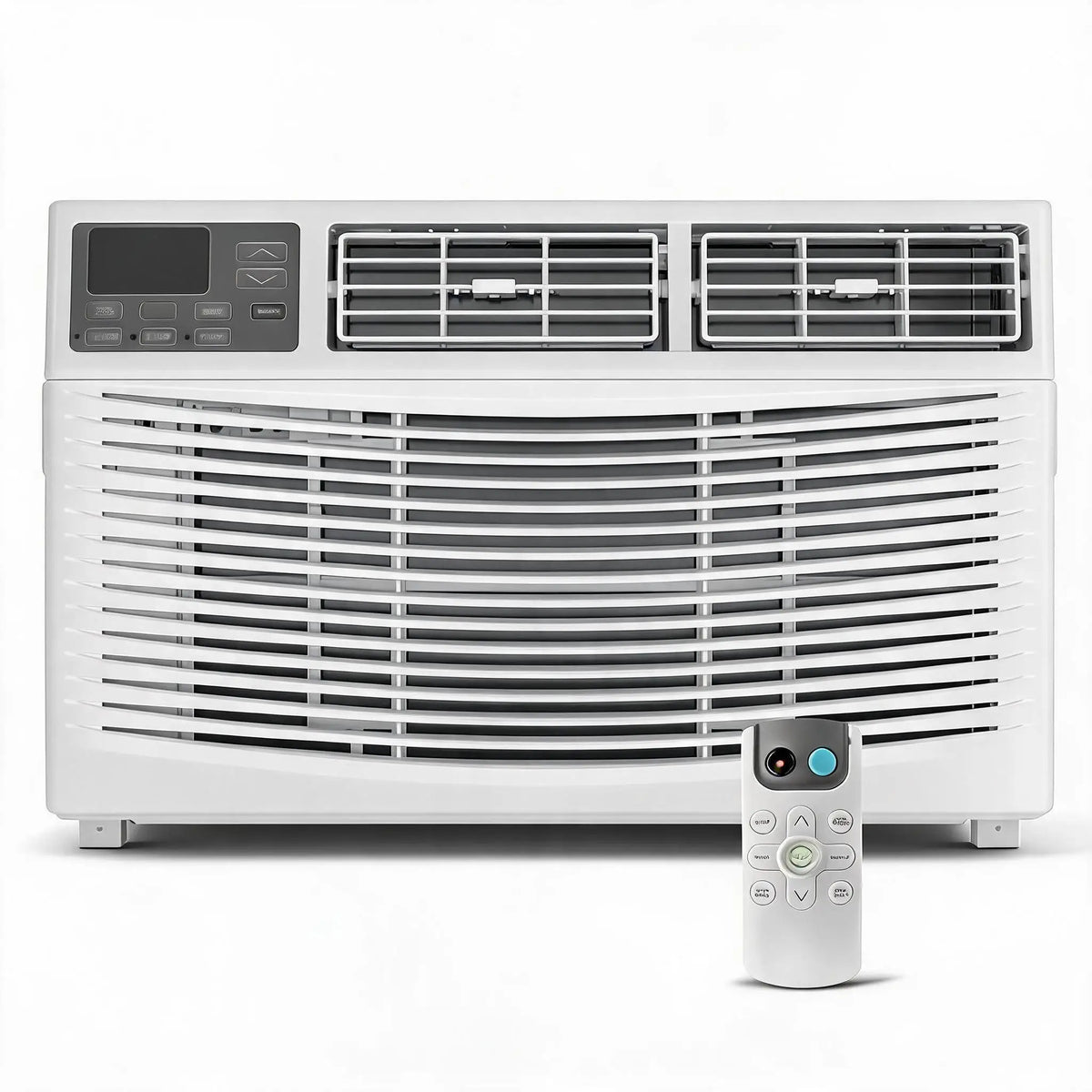 Window Air Conditioner Unit 8000 BTU With Remote Control Cools Rooms Up To 350 Sq Ft 3 Cooling And Fan Speeds Quiet Operation Digital Display Easy Install Kit For Bedroom Office