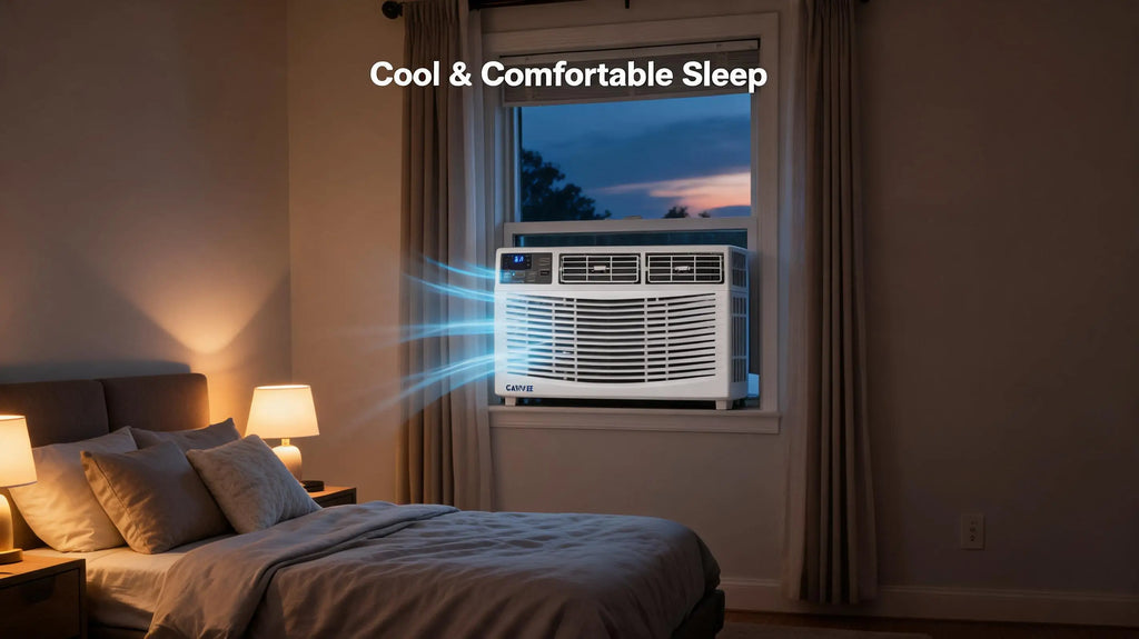 Window Air Conditioner Unit 8000 BTU With Remote Control Cools Rooms Up To 350 Sq Ft 3 Cooling And Fan Speeds Quiet Operation Digital Display Easy Install Kit For Bedroom Office