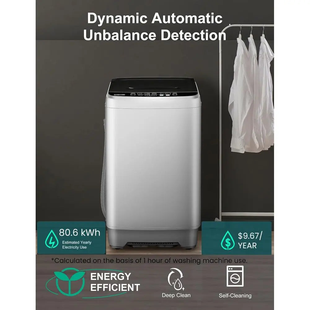 Portable Washing hine - Compact 2.0 Cu.t Portable Washer, ull-Automatic Top Loader or Space Saving, Ideal or Aparents, Homes, an