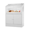 Large Acrylic Small Animal Cage With Storage Cabinet Pet Habitat For Hamster Guinea Pig Rat Hedgehog Easy Clean & Ventilated