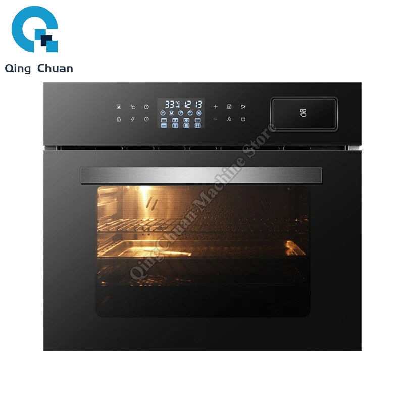 Steaming Baking Machine 60L Embedded Steaming Oven Electric Steaming Box Oven Household Large Capacity Steaming Baking Machine