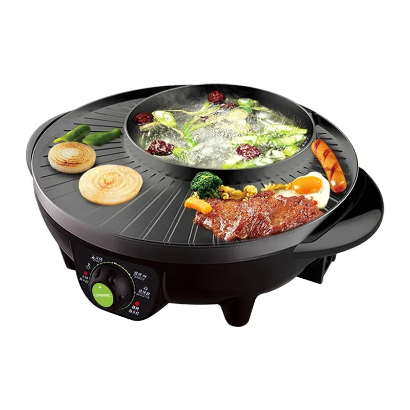 LIVEN Household Multifunctional Barbecue Electric Barbecue Pan Korean Barbecue