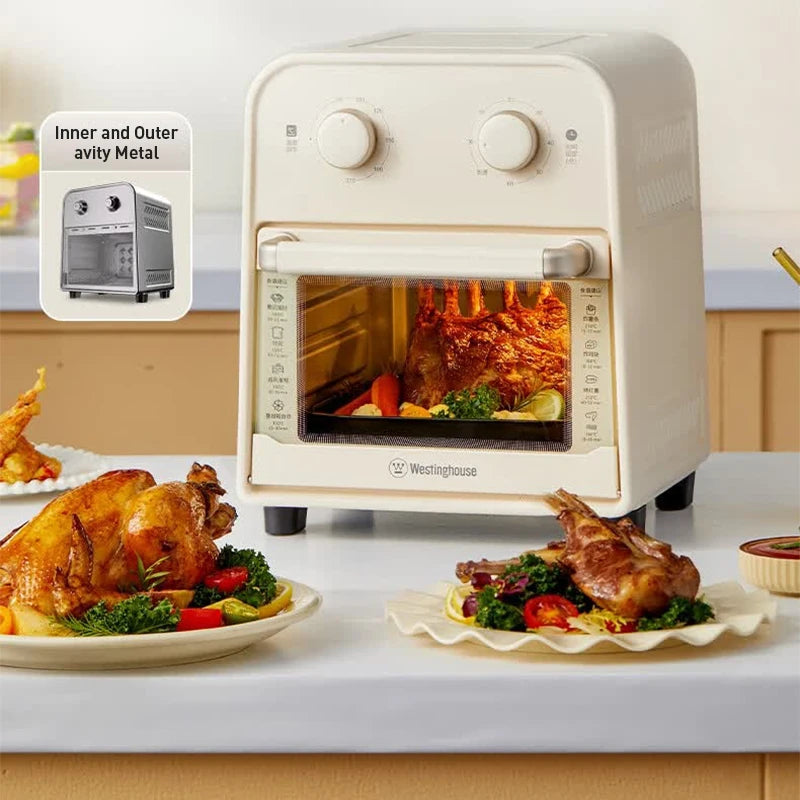 Westinghouse WKX12A21 12L Air Fryer Oven 1500W Multi-function 8 Cooking Modes Hot Air Circulation Visual Window