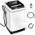 Portable Washing hine, 2 in 1 ull Automatic Laundry Washer 1.5Cu.t 11lbs acity Washing and Spinning Combo 8 Progs 10 Water Level