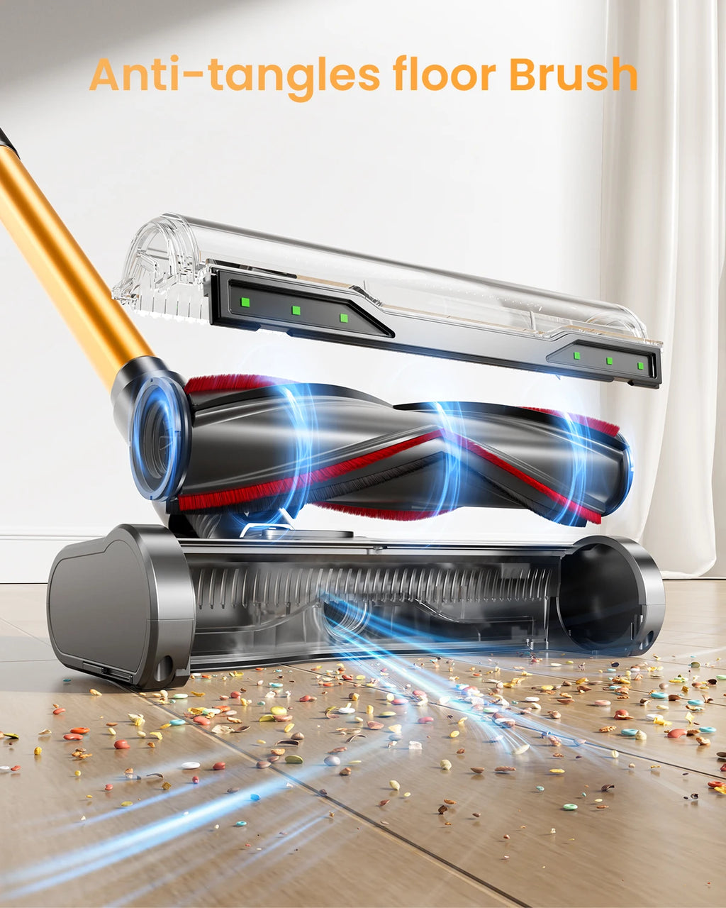 M9/Y9 NEW 80KPA 850W 80000PA Ultra-Strong Cordless Vacuum Cleaner 90 Min Long Runtime Removable Battery 6X4000mAh Smart Display