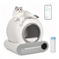 DOEL 2026 Upgrade Automatic Smart Litter Box, Self-Cleaning Cat Litter Box 65L Large Capacity, APP Control, 2.4G WiFi Only, Ion Odor Neutralization, Compatible with Clumping Litters, Ideal for Multi-Cat Homes