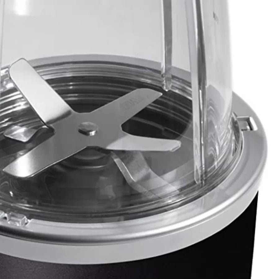 1200W Personal Blender – Features a pulse function and automatic shut-off, extracts nutrients, and is perfect for making smoothies, milkshakes, and salsa – Includes 32oz and 24oz travel cups
