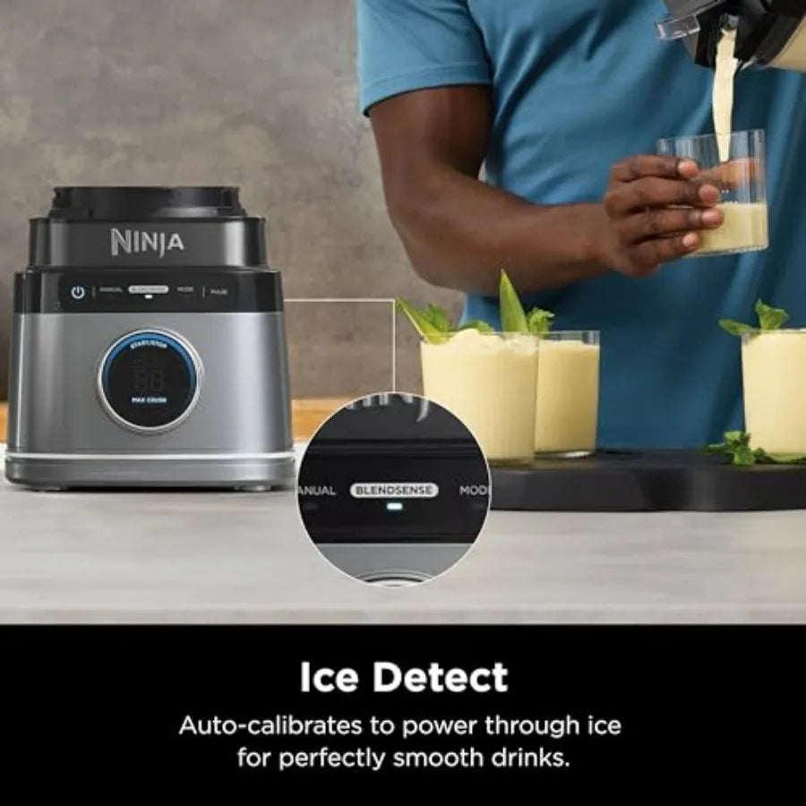 Full-size Blender | Multi-functional Blender | Perfect for Making Smoothies, Cold Drinks, Milkshakes, and Even Chopping Vegetables | BlendSense™ Intelligent Blending Technology | 72-ounce Blending Cup | 1800 Peak Power